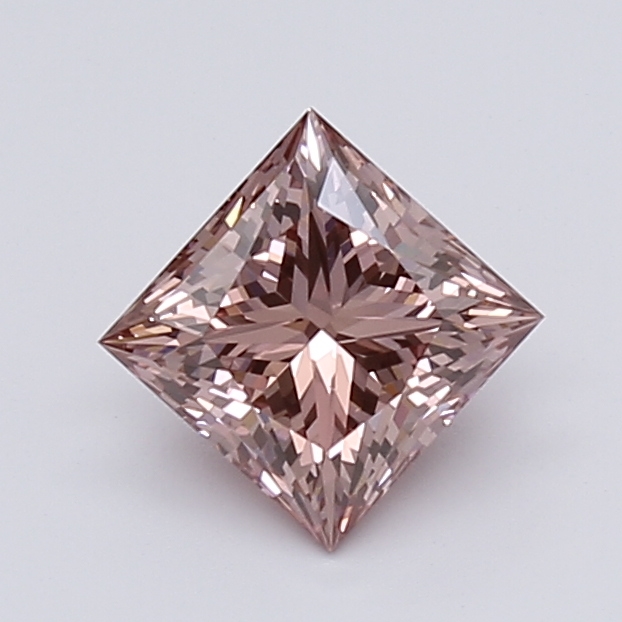 1-carat princess diamond with null color, null cut, and VS1 clarity.