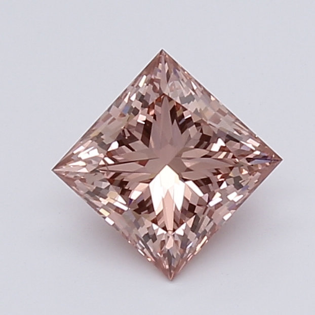 1.03-carat princess diamond with null color, null cut, and VS2 clarity.