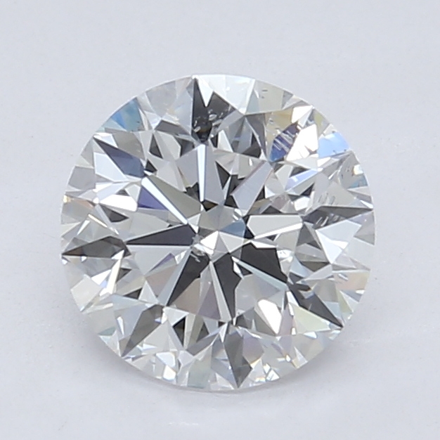 1.92-carat round diamond with D color, null cut, and SI1 clarity.